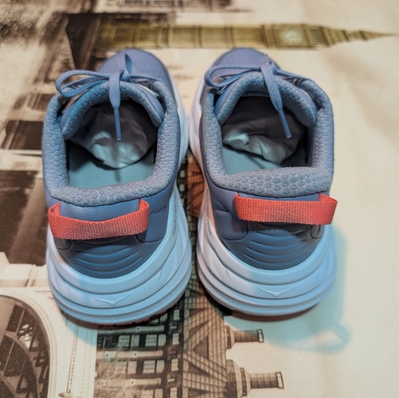 Hoka W Bondi SR Slip Resistant Moonlight Pale Dusk Running Shoes Women Size 8.5 - Picture 5 of 14